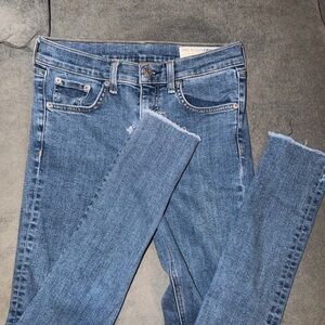 rag & bone Classic Blue Skinny Jeans